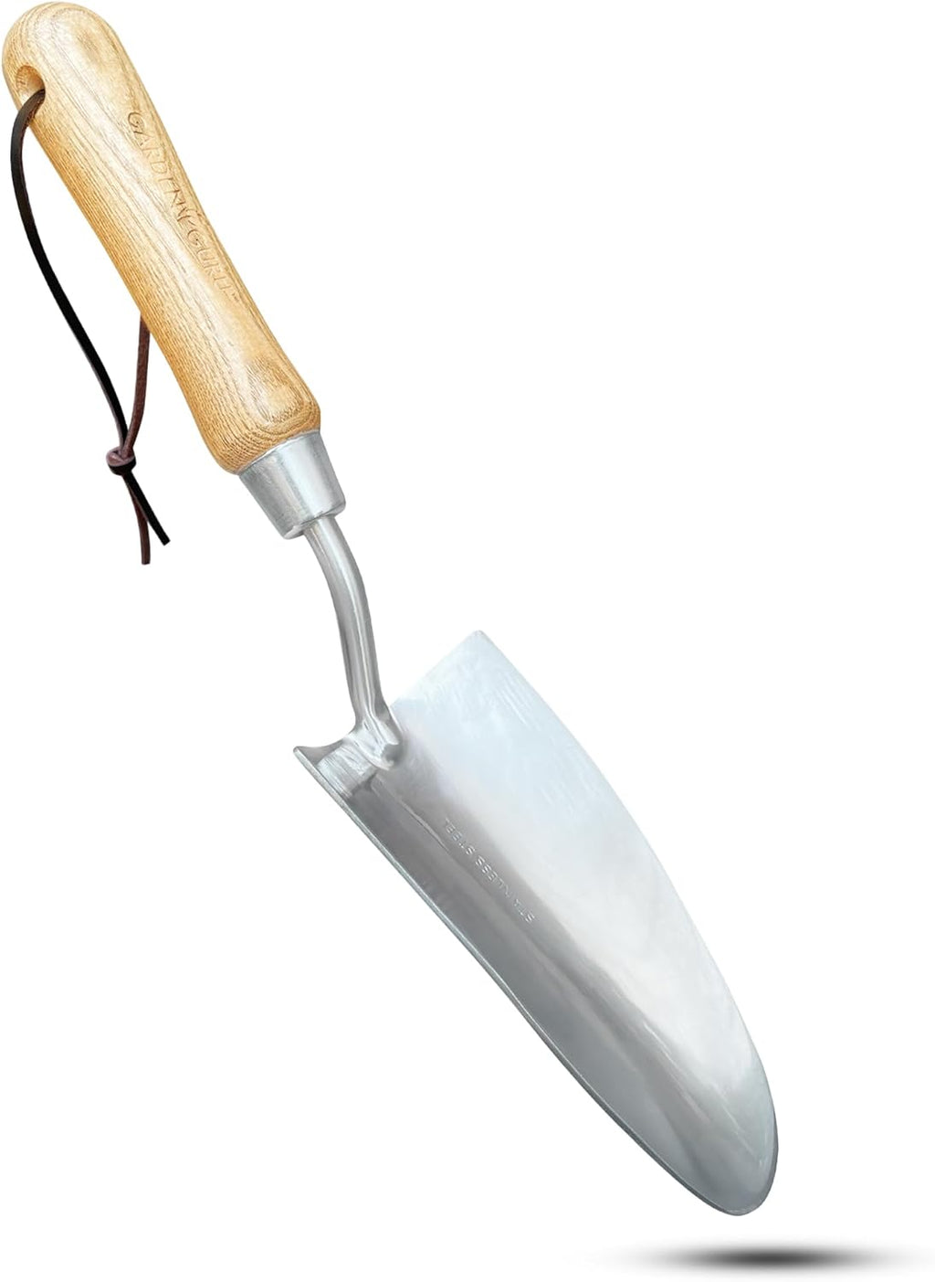 Stainless Steel Garden Trowel (classic wood handle) - Cheeky Garden