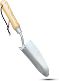 Stainless Steel Garden Trowel (classic wood handle) - Cheeky Garden