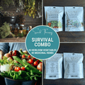 Survival Garden Combo – 40 Vegetable & 40 Medicinal Herb Varieties - Cheeky Garden